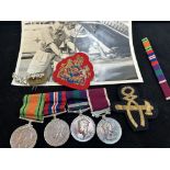 WWII palestine 1945-48 medal, regular army medal f