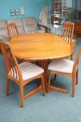 Benny Linden design extending dining table & 4 cha
