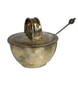 Bruce Russell silver condiment & spoon Weight 127g