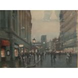 Mark Grimshaw original water colour St Anne's Squa