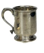 Silver christening mug JD & Sons Sheffield 1946 We