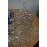 Collection of crystal ware