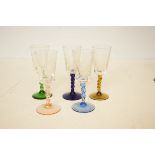 6x Wine glasses