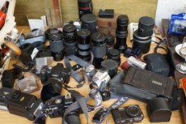 Cameras & camera equipment to include Praktica cam