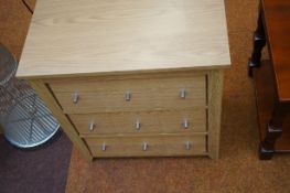 Small 3 draw set of drawers - draws full with CD's