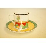 Wedgwood Clarice Cliff cup & saucer limited editio