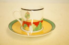 Wedgwood Clarice Cliff cup & saucer limited editio