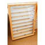 Large model display case 85 x 60 cm