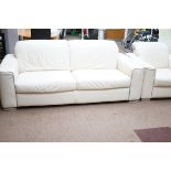 Good quality 3 seater with 1 chair leather suite