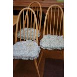 3 Blonde Ercol chairs