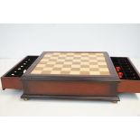 Good quality chess board & pieces - complete