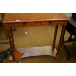 2 Drawer side table