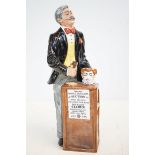 Boxed Doulton figure auctioneer
