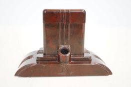 Bakelite art deco inkwell/pen stand