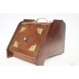 Edwardian coal box with bras shovel