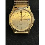 Vintage Jules Jergenson mens quartz wristwatch c19