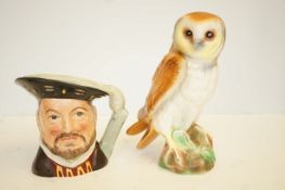 Royal D6642 Henry VIII & Jema Holland owl