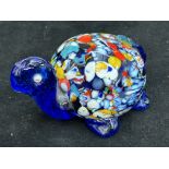 Vintage Murano fratelli toso ventian glass turtle