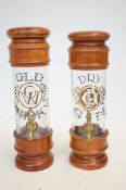 Dry gin & old whiskey dispensers