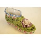 Staffordshire floral shoe