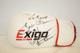 Amir Khan signed boxing glove (Personalised To Jos