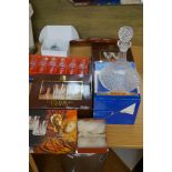 Collection of boxed crystal ware to include Cathed