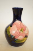 Moorcroft magnolia vase blue & pink