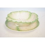 Minton lettuce dish & plate