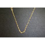 9ct Gold chain Total length 40 cm