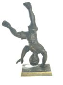 Bronze German figure