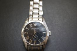 Emporio Armani wrist watch with sub second dial