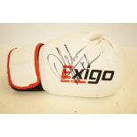 Signed Amir Khan boxing glove