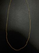 18ct Gold chain Weight 4g Length 50 cm