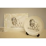 Elizabeth Emanuel limited edition plate, commissio