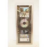 The Beatles Abbey road limited edition framed mont