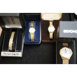 4x Boxed watches (x3 women's, x1 men's)