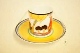 Wedgwood Clarice Cliff limited edition cup, saucer