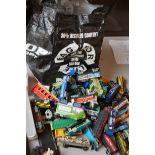 Collection of Toy trains to include a bag full of