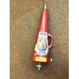 Conical fire extinguisher