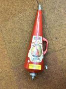 Conical fire extinguisher
