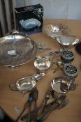Collection of silver plated ware