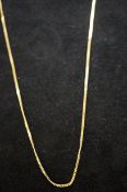 9ct Gold chain Total length 46 cm