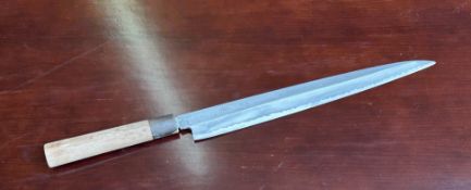 Antique Japanese Chefs Knife signed YUKI-TO. Rare
