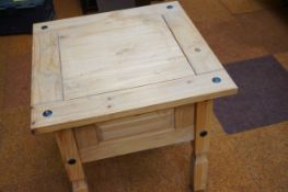 Small pine coffee table