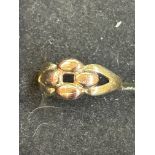 9ct gold ring Size J