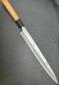Antique Japanese Chefs Knife signed Azuma Minamoto