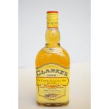 Old Bourbon Whiskey Clarks 1886 old Kentucky strai