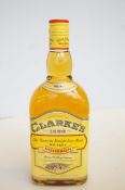Old Bourbon Whiskey Clarks 1886 old Kentucky strai