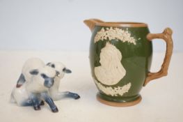 Royal Copenhagen 759 figure of sheep together with