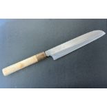 Antique Japanese Chefs knife signed by the maker A